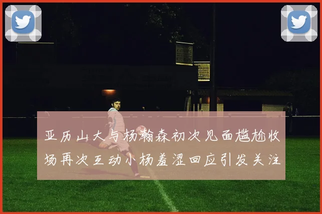 亚历山大与杨瀚森初次见面尴尬收场再次互动小杨羞涩回应引发关注